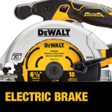 DeWalt DCS565B 20V MAX Brushless Cordless 6 1/2 in. Circular Saw (Tool-Only)