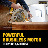 DeWalt DCS570B 7 1/4" 20V MAX Cordless Circular Saw (Tool Only)