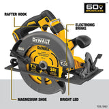 DeWalt DCS578B FLEXVOLT 60V MAX* BRUSHLESS 7-1/4 IN. CORDLESS CIRCULAR SAW WITH BRAKE (TOOL ONLY)
