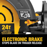 DeWalt DCS578B FLEXVOLT 60V MAX* BRUSHLESS 7-1/4 IN. CORDLESS CIRCULAR SAW WITH BRAKE (TOOL ONLY)