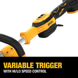 DeWalt DCST922P1 20V MAX Lithium-Ion Brushless Cordless String Trimmer with (1) 5.0Ah Battery and Charger Included