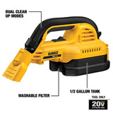 DeWalt DCV517B 20V MAX 1/2 Gallon Wet / Dry Portable Vacuum Bare Tool