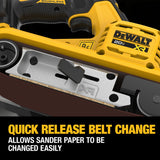 DeWalt DCW220B 20V MAX* XR Brushless Cordless Belt Sander (Tool Only)