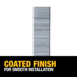 DEWALT 1/4 in. x 5/8 in. x 18-Gauge Crown Staples (2500 Pieces) DNS18063-2