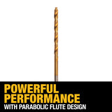 DeWalt DW1307 7/64" Titanium Nitride Coating Speed Tip Drill