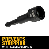 DeWalt DW2234IR 1/2" X 2-9/16" Magnetic Impact Nutdriver