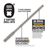 DeWalt DW5417 1/4" X 4" X 6" Rock Carbide SDS Plus Hammer Bit