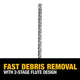 DeWalt DW5456 3/4" X 16" X 18" Rock Carbide SDS Plus Hammer Bit