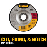 DeWalt DW8910COMBO 5" Steel Ceramic Abrasive Cut-Off/Grind Wheel