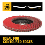 DEWALT DWA8281 4-1/2" X 7/8" 60 G T29 XP CERAMIC FLAP DISC