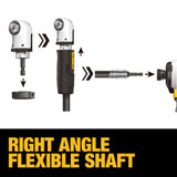 DEWALT DWAMRASETFT 4PCS Right Angle Attachment 4-in-1