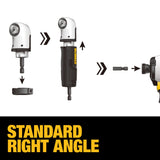 DEWALT DWAMRASETFT 4PCS Right Angle Attachment 4-in-1