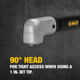 DEWALT DWARA120 Right Angle Attachment, Impact Ready
