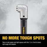 DEWALT DWARA120 Right Angle Attachment, Impact Ready