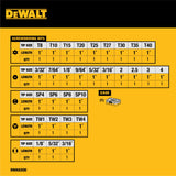 DeWalt DWAX200 31 Piece Assorted Security Bit Set