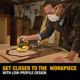 DeWalt DWE6421K 5" Random Orbit Sander, Single Speed, H & L Pad