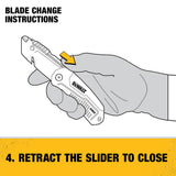DeWalt DWHT10035L Folding Retractable Utility Knife