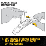 DeWalt DWHT10035L Folding Retractable Utility Knife