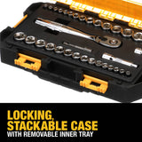 DeWalt DWMT73804 34 Piece 1/4" & 3/8" Drive Socket Set