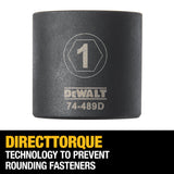 DEWALT DWMT74738 23 Piece 3/8 in. Drive Impact Socket Set