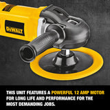 DeWalt DWP849X 7" / 9" Variable Speed Polisher With Soft Start