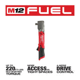Milwaukee 2565P-20 M12 FUEL 1/2" Right Angle Impact Wrench w/ Pin Detent