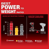 Milwaukee 2962-22R M18 FUEL 1/2" Mid-Torque Impact Wrench w/ Friction Ring Kit