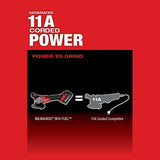 Milwaukee 2883-20 M18 FUEL 4-1/2" / 5" Braking Grinder w/ ONE-KEY Slide Switch, Lock-On