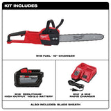 Milwaukee 2727-21HD M18 FUEL 16 in. Chainsaw Kit