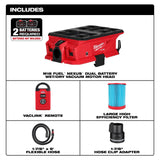 Milwaukee 0926-20 M18 FUEL NEXUS Dual Battery Wet/Dry Vacuum Motor Head w/ PACKOUT Compatibility and VACLINK