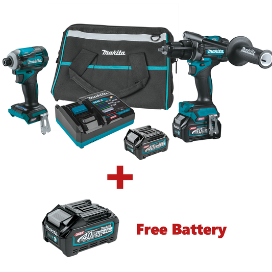 Makita GT200D 40V max XGT Brushless Cordless 2‑Pc. Combo Kit (2.5Ah)