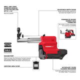 Milwaukee 2914-22DE M18 FUEL 1" SDS Plus Rotary Hammer w/ ONE-KEY Dust Extractor Kit