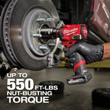 Milwaukee 2563-22 M12 FUEL Stubby 1/2" Impact Wrench Kit