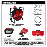 Milwaukee 2819-22 M18 FUEL High Speed Chain Snake for 1-1/2â€ â€“ 4â€ Pipes