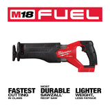 Milwaukee 2821-20 M18 FUEL SAWZALL Recip Saw