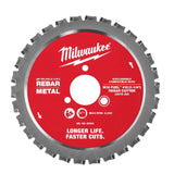 Milwaukee 48-40-4068 #10 (1-1/4”) Rebar Cutting Blade - 10 PK