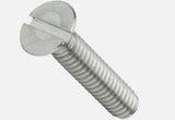 5/8"-11 x 3-1/2" Slotted Flat Head Machine Screws Stainless Steel 18-8