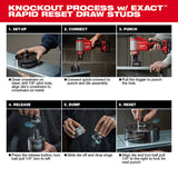 Milwaukee 2676-22 M18 FORCE LOGIC 10-Ton Knockout Tool 1/2 in. to 2 in. Kit