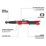 Milwaukee 2465-20 M12 FUEL 3/8 in. Digital Torque Wrench with ONE-KEY