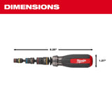 Milwaukee 48-22-2921 Multi-Nut Driver W/ SHOCKWAVE Impact Duty Magnetic Nut Drivers