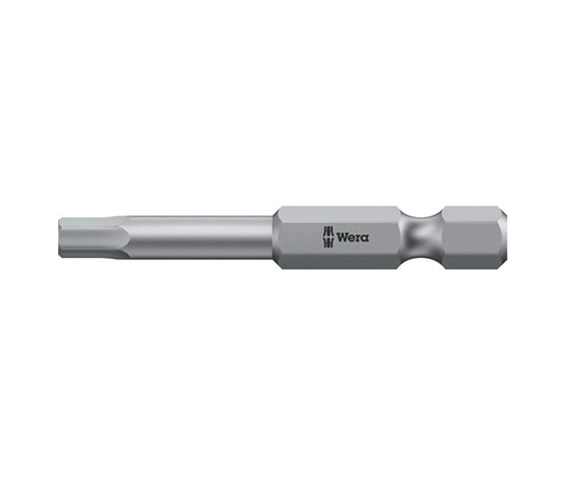 Wera - 5135092001 Series 4 840/4 Z Sheet Metal Bit, Hexagon 3/32" x 50mm Blade, 1/4" Drive (Each)