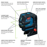 Bosch GCL165-42GL 3.7V Leveling and Alignment Laser