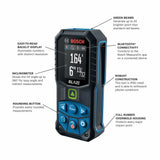 Bosch GLM165-27CGL BLAZE Connected Green Beam Laser Distance Measurer 165'