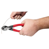 Milwaukee MT508A 8" Angled Head Diagonal Dipped Grip Cutting Pliers (USA)