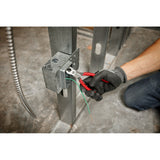 Milwaukee MT505 8" Long Nose Dipped Grip Pliers (USA)