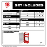Milwaukee 48-32-4403 SHOCKWAVE Impact Duty Driver Bit Set -18PC