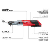 Milwaukee 2558-20 M12 FUEL 1/2 in. Ratchet