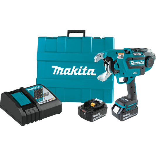Makita XRT02TK 18V LXT?? LithiumÃ†â€™??Ion Brushless Cordless Deep Capacity Rebar Tying Tool Kit (5.0Ah)