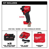 Milwaukee 2761-22 M18 FUEL SURGE 1/4" Hex Hydraulic Driver Kit
