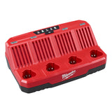 Milwaukee 48-59-1204 M12 4-Bay Sequential Charger